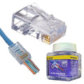 Platinum Tools 202010J EZRJ45 CAT6 Connector, 100/Jar