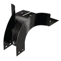 Hubbell HBTRD6BK Wire Basket Overhead Tray, Radius Down, 6"W, Black
