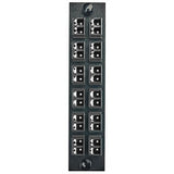 Hubbell FSPLCDM12BK Fiber Optic Patch Panel