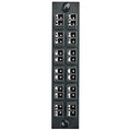 Hubbell FSPNLCDS12BK Fiber Optic Patch Panel