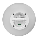 TruAudio BD-8WT BeatDrop 8" pendant speaker with Gripple hanging kit. 70v/100v/8 ohm, 5-125 watts, White