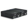 Blustream HEX70SL-KIT Slimline HDBaseT Extender Set, Bi-directional IR and Bi-directional PoC, includes (1) HEX70SL-TX Transmitter, (1) HEX70SL-RX Receiver