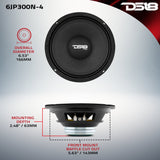 PRO 6.5' Neodymium Full-Range Loudspeaker 150 Watts Rms 4-Ohm (Used in JP6NEO Jeep Enclosures) - detail view | Silarius