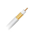 Paige 239060852 RG6/U Coaxial Cable, Plenum Rated, 1000' Reel, White