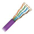 Paige 710636PR 23/4Pair Solid, CAT6, Plenum Cable, Purple Jacket, 1000' Box