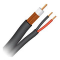 Paige 7D5918B4R1 RG59U 20AWG + 18/2c Stranded, Direct Burial, Black Jacket, 1000' Reel