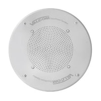 Valcom V-1040 One-Way 8" Indoor Round Clean Room Ceiling Speaker, White