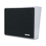 Valcom V-1071 Two-Way 8" Angled Metal Wall Speaker Talkback, Gray