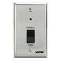 Valcom V-9320 Call-In Button with Privacy Switch and Volume Control, Stainless Steel