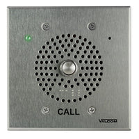Valcom VIP-176A SIP Intercom Doorplate Speaker, Vandal-Resistant with LED, Talkback, Stainless Steel