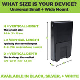 HIDEit Uni-SW | Adjustable Small + Wide Electronic + Cable Box Mount - detail view | Silarius