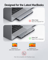 Anker 547 USB-C Hub (7-in-2, for MacBook) - rear view | Silarius