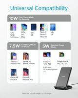 Anker 313 Wireless Charger (Stand) - rear view | Silarius