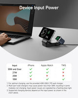 Anker MagGo Wireless Charging Station (Foldable 3-in-1) - detail view | Silarius