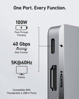 Anker 547 USB-C Hub (7-in-2, for MacBook) - detail view | Silarius