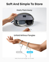 Anker USB-A to USB-C Cable (3 ft/6 ft, Upcycled-Braided) - detail view | Silarius