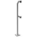 PEDESTAL PRO 72-9C-DSP-SS 72" Dual Height Stainless Pedestal - Single Channel