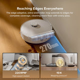 Roborock Qrevo Curv 2 Flow Roller Mop Robot Vacuum With Multifunctional Dock - detail view | Silarius
