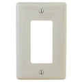 Hubbell NPJJ26LA Wallplate Jumbo 1-Gang Decora Light Almond