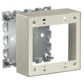 Hubbell HBL57482IVA HBL500/700/750 Series 2-Gang Standar Depth Box, Ivory