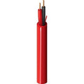 Belden 5320UL 002U1000 Fire Alarm Cable, 2-Conductor 18 AWG, Unshielded, Riser FPLR Rated, PVC Jacket, Red