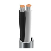 Belden 8473 0601000 14 AWG 2-Conductor Stranded (42x30) Tinned Copper 600V Unshielded Cable, 1000' Reel, Chrome