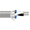 Belden 9180 0601000 Digital Audio Cable, 1-Pair 26 AWG Stranded TC, Datalene Insulation, Foil Shield, PVC Jacket, Chrome, 1000'