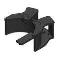 Belden AX104682 2U Patch Panel Housing, Empty, Titanium