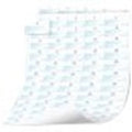 DYMO 1908555 XTL Laminated Cable Wrap Sheet Labels, White