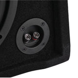 DFPU Under Seat 10' Shallow Subwoofer Enclosure | Sealed, Loaded, 600W RMS @ 2 Ohm - detail view | Silarius