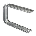 Hubbell HBTUCB6 Wire Basket Tray, Under Floor Tray, C-Shaped, 12" Tray, Tiered, Pre-Galvanized