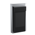Pedestal Pro 816HOU-PRO-002-304 8" x 16" Portrait Wedge Stainless Housing fits 2N IP Style (surface)