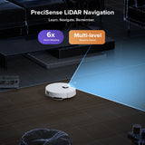 Roborock Q10 S5+ Robot Vacuum and Mop with Auto-Empty Dock - detail view | Silarius