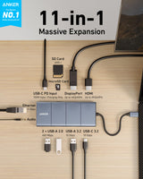 Anker 565 USB-C Hub (11-in-1) - side view | Silarius