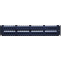 Vanco 820664 CAT6 Patch Panel, 1U, 24-Port