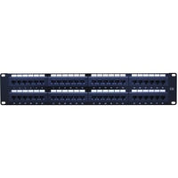 Vanco 820664 CAT6 Patch Panel, 1U, 24-Port