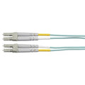 Hubbell DFHRCLCLCF1.5MM Fiber Patch Cord, OM4, Duplex, LC-LC, 5m