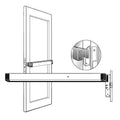 Adams Rite 8430MLR37336 Mortise MLR Exit Device