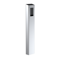 Pedestal Pro 84TOW-GRAN-01-304 47" Stainless Tower fits Grand Stream GDS3710 Flush