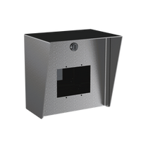 Pedestal Pro 88HOU-AXIS-01-304 8" x 8" Square Stainless Steel Housing fits Axis I8016-LVE