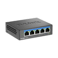 D-Link DMS-105 5-Port 2.5Gbps Multi-Gigabit Desktop Switch for Wi-Fi 6, QoS and Flow Control