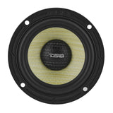 DXQ 6.5" 3-Way Component Speaker Set with Yellow Straw + Composite Foam Cone | 150W RMS 4-Ohm