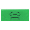 Hubbell IGN100T Jack Accessories, Icon Voice, Green