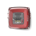 Gentex GWHSGPR Outdoor Horn / Strobe with Selectable Candela LED Strobe and Universal Mount, Green Lens, Red Faceplate