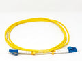 Dynacom 910S-LCLC2D-01 Jumper Single Mode OS2 LCLC Duplex Fiber Optic Cable, 1m, Yellow