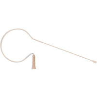 Countryman E6OW5L2SW E6 Omnidirectional Earset Microphone, Light Beige, 2mm Cable, Connector Code SW