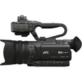 JVC GY-HM170U GY-HM170 4KCAM Compact Professional Camcorder with Integrated 12x Optical Zoom Lens and Top Handle Audio Unit