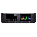Marshall V-702W-12G-V2 Dual 7" Rack Mount Monitor with 12G Input, 3U RS