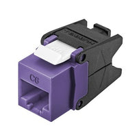 Hubbell HJU6P CAT6 Jack with Cobra-Lock Termination