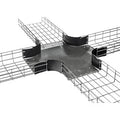 Hubbell HBTI0406 Wire Basket, Preform Radius Internal, 4"H x 6"W, Pre-Galvanized